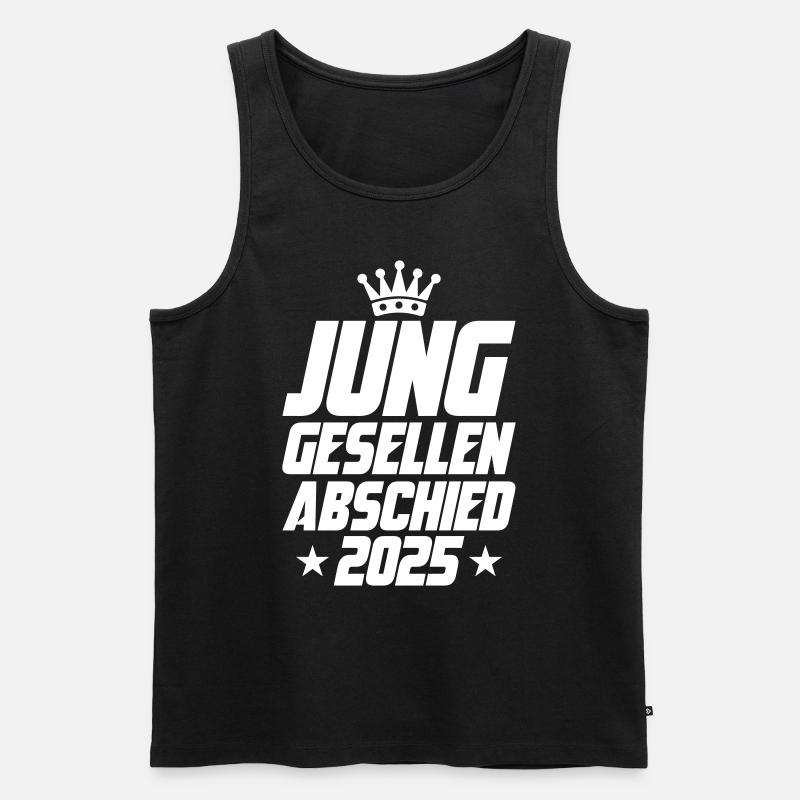 Junggesellenabschied 2025 Jga - Männer Premium Bio Tank Top - Schwarz