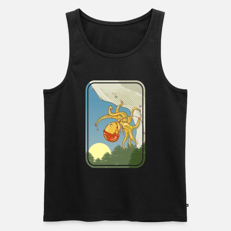 Oktopus-Kletterer - Männer Premium Bio Tank Top - undefined