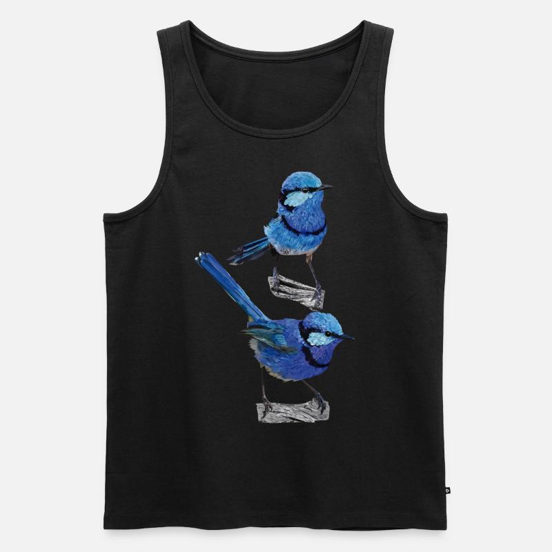 Herrlicher Maluro - Männer Premium Bio Tank Top - Schwarz