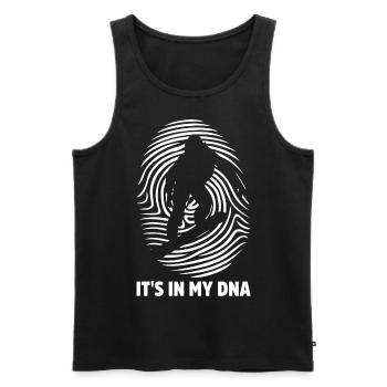 Snowboarding gift idea for snowboarders Snowboar - Men's Premium Organic Tank Top - black - Front - Michal (187cm)