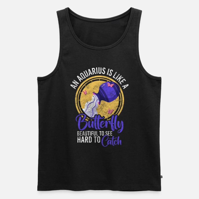 Tierkreiszeichen Sternbild - Männer Premium Bio Tank Top - Schwarz