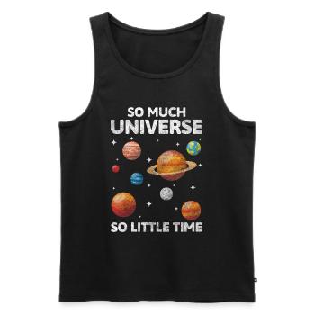 Astronomie Forschung Entdecken Astronom - Männer Premium Bio Tank Top - Schwarz - Vorne - AI Model Male 178 light (178cm)