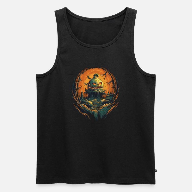 Halloween - Männer Premium Bio Tank Top - Schwarz