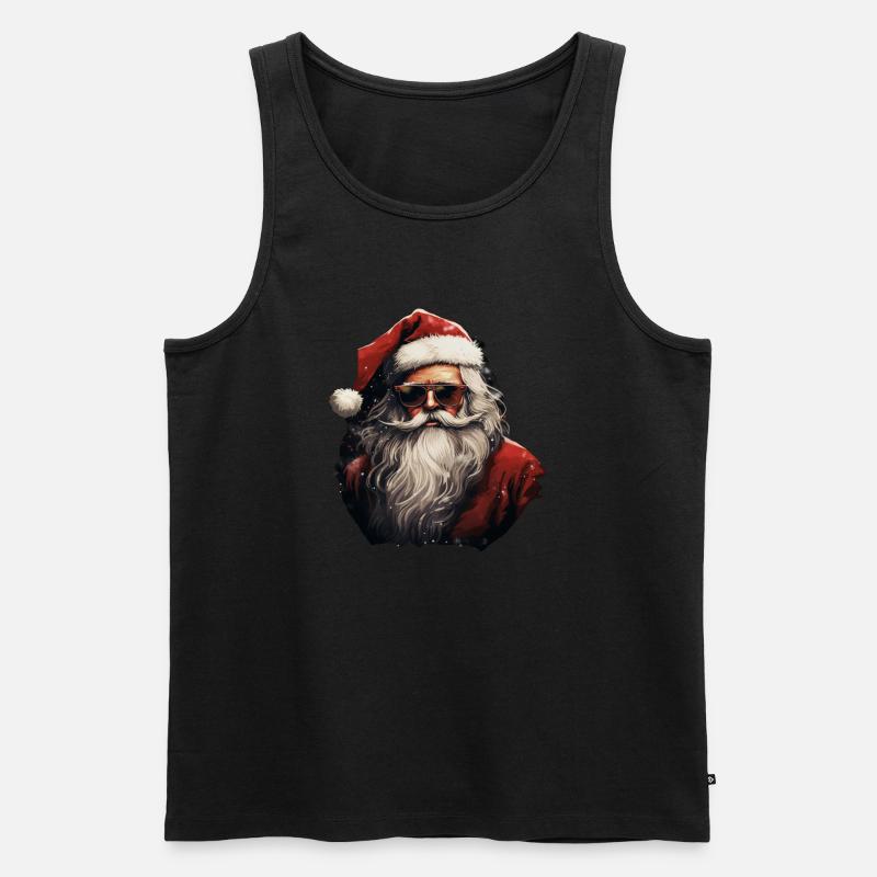 Weihnachtsmann - Männer Premium Bio Tank Top - Schwarz