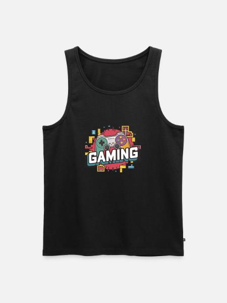 Gaming - Controllers - Men's Premium Organic Tank Top - black