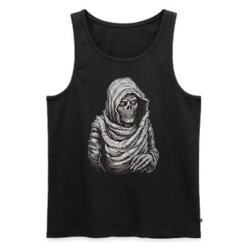 Maman Halloween Trick ou Treat Déguisement - Débardeur bio Premium Homme - noir - Devant - Michal (187cm)