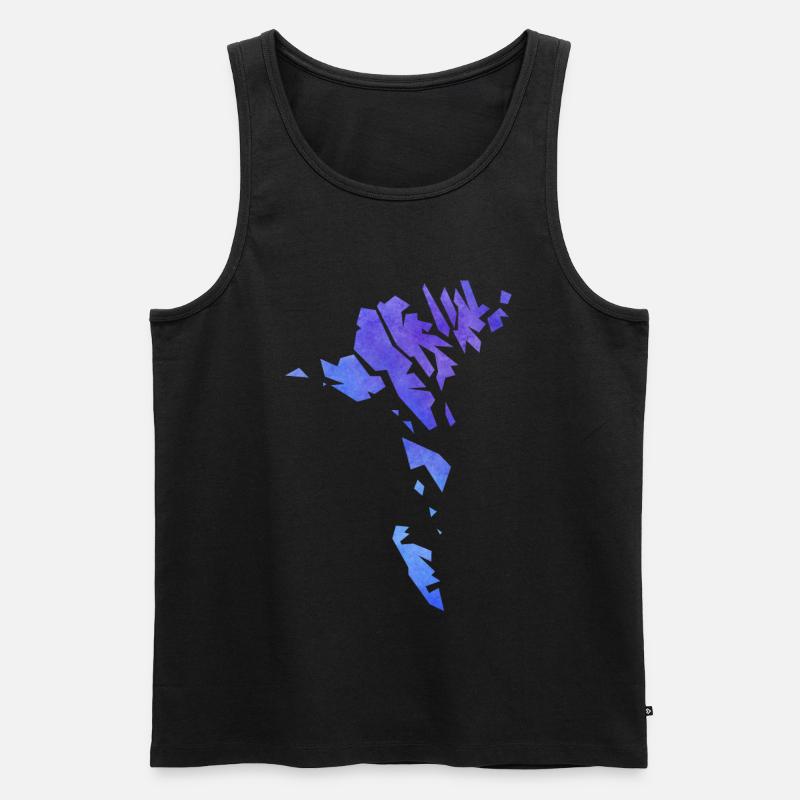 faroe - Männer Premium Bio Tank Top - Schwarz