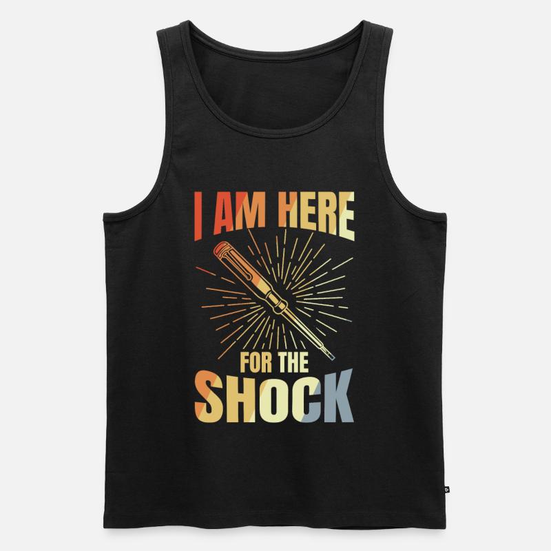 Elektroingenieur Spruch - Männer Premium Bio Tank Top - Schwarz