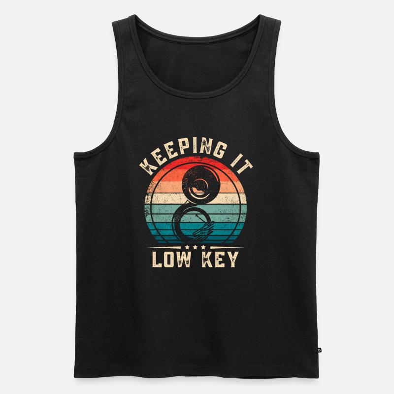 Sousaphon Tuba Blasmusik Blaskapelle - Männer Premium Bio Tank Top - Schwarz