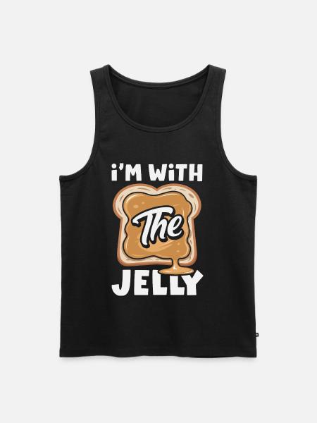 Peanut Butter & Jam Partner Look Design - Men's Premium Organic Tank Top - black