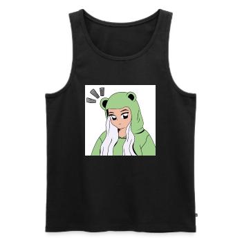 I don`t know - Männer Premium Bio Tank Top - Schwarz - Vorne - Michal (187cm)