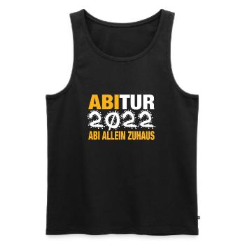Abi Abitur 2022 Prüfung Abschluss Abiertur Schule - Männer Premium Bio Tank Top - Schwarz - Vorne - Michal (187cm)