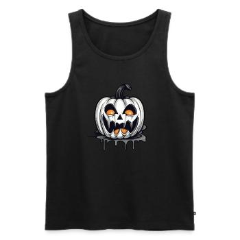 Design d’Halloween effrayant pour la prochaine fête - Débardeur bio Premium Homme - noir - Devant - Michal (187cm)