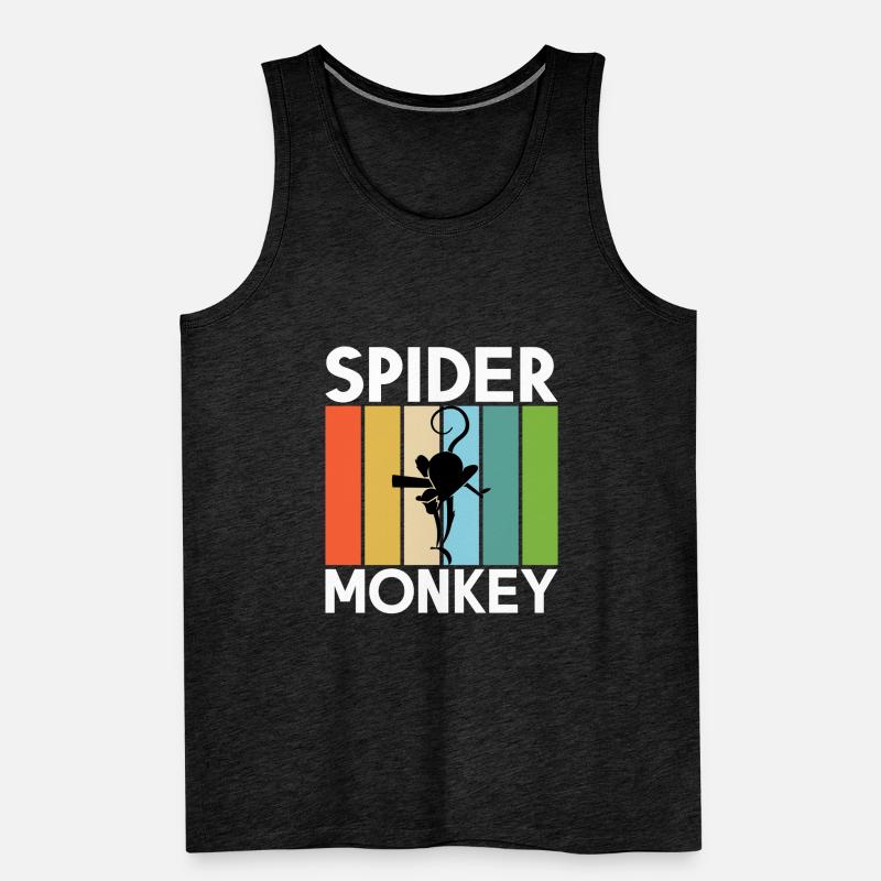 Spider Monkey Monkey Lover Männer Premium Bio Tank Top