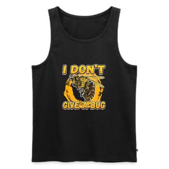 I Don't Give A Bug for a Pest Control Technician - Men's Premium Organic Tank Top - black - Front - AI Model Male 178 light (178cm)