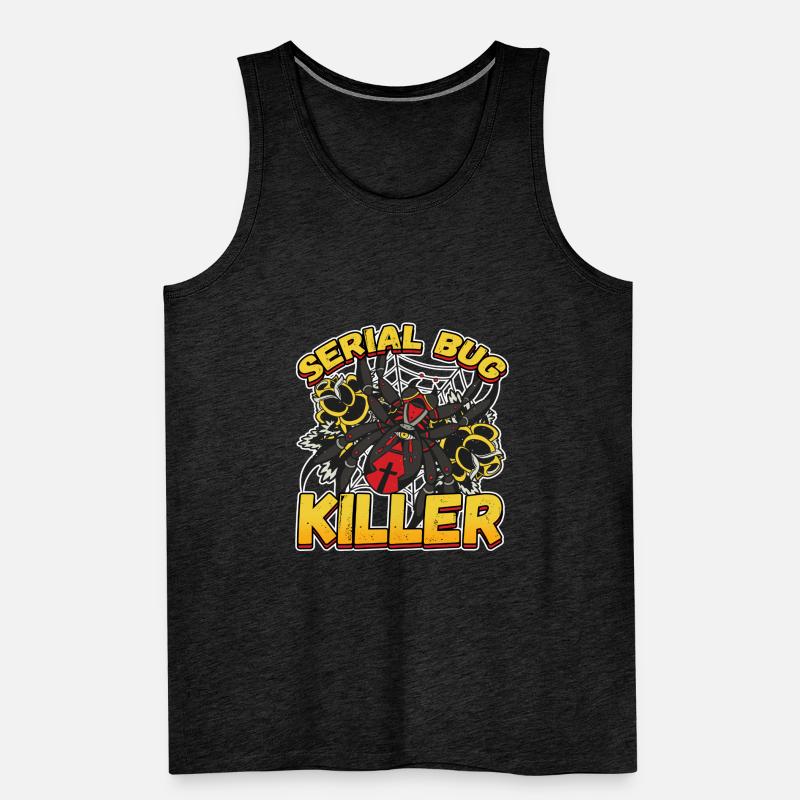 Serial Bug Killer for a Pest Control Technician Men's Premium Organic Tank Top