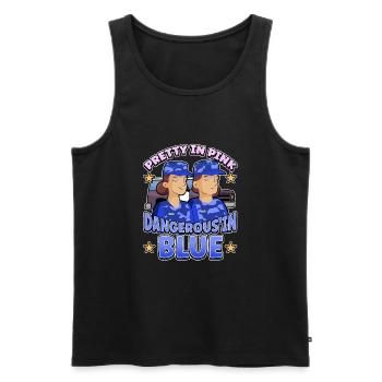 Law Enforcement Design for a Police Officer - Men's Premium Organic Tank Top - black - Front - AI Model Male 178 light (178cm)