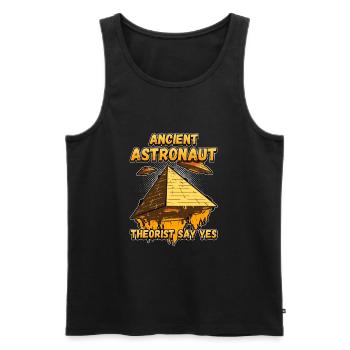 Egyptian Mythology Design for an Ancient Egypt Fan - Männer Premium Bio Tank Top - Schwarz - Vorne - AI Model Male 178 light (178cm)