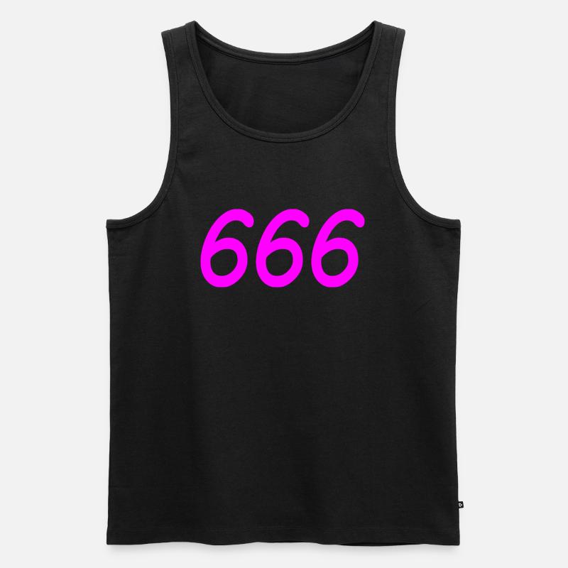 666 - Männer Premium Bio Tank Top - Schwarz