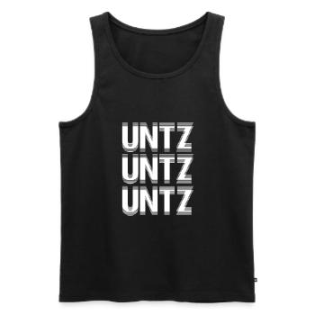 Party Techno Festival Shirt - Männer Premium Bio Tank Top - Schwarz - Vorne - Michal (187cm)