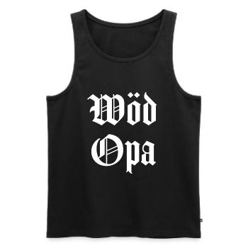 Wöd Opa Österreich bester Opa - Männer Premium Bio Tank Top - Schwarz - Vorne - AI Model Male 178 light (178cm)