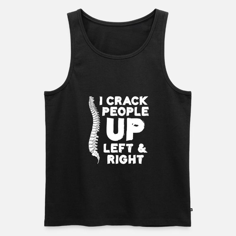 Osteopathen Geschenke - Männer Premium Bio Tank Top - Schwarz