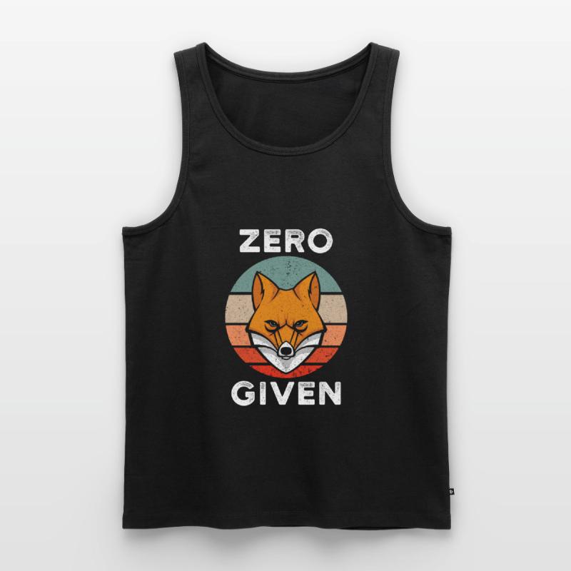 Zero Fox Given Men's Premium Organic Tank Top