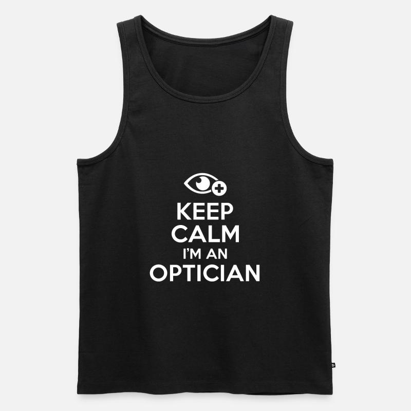 Optiker Geschenke - Männer Premium Bio Tank Top - Schwarz