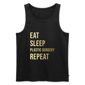 Cosmetic Surgeon Gift - Men's Premium Organic Tank Top - black - Front - AI Model Male 178 light (178cm)