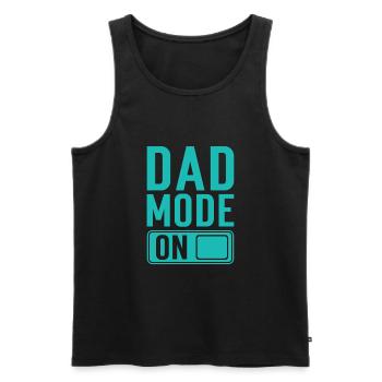 Father-to-be Father Gift Saying - Men's Premium Organic Tank Top - black - Front - AI Model Male 178 light (178cm)