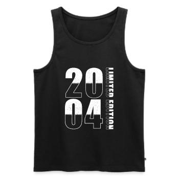 2004 Limited Edition Geburstag - Männer Premium Bio Tank Top - Schwarz - Vorne - Michal (187cm)