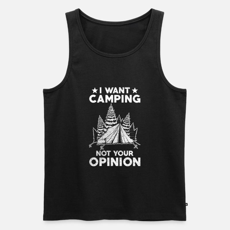 Camper - Männer Premium Bio Tank Top - Schwarz