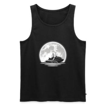Jetski - Männer Premium Bio Tank Top - Schwarz - Vorne - Michal (187cm)