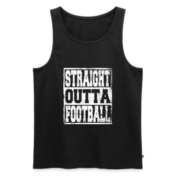 Football saying funny - Men's Premium Organic Tank Top - black - Front - Michal (187cm)