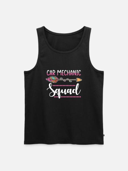 Car mechanic group - Men's Premium Organic Tank Top - black
