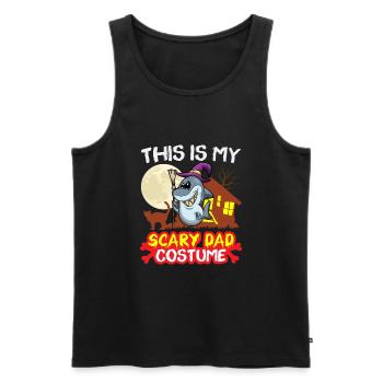 This Is My Scary Dad Costume Funny Halloween - Men's Premium Organic Tank Top - black - Front - Michal (187cm)