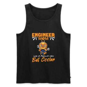 Engineer Mom Like A Regualr Mom But Cooler - Men's Premium Organic Tank Top - black - Front - Michal (187cm)