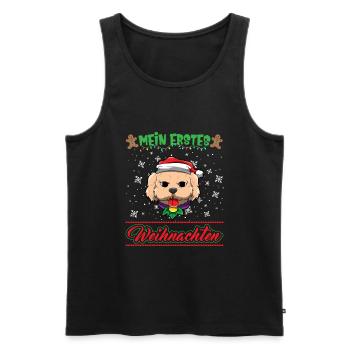 Mein Erstes Weihnachten Baby 1 Jahr Heilig Abend - Männer Premium Bio Tank Top - Schwarz - Vorne - Michal (187cm)