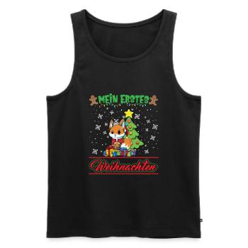 Mein Erstes Weihnachten Baby 1 Jahr Heilig Abend - Männer Premium Bio Tank Top - Schwarz - Vorne - Michal (187cm)
