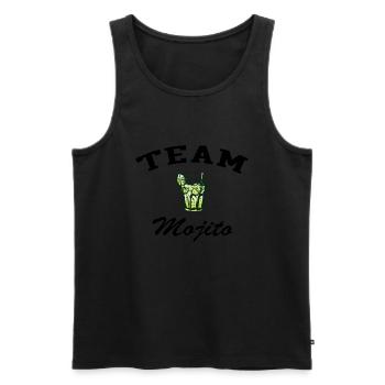 Team mojito - Débardeur bio Premium Homme - noir - Devant - Michal (187cm)