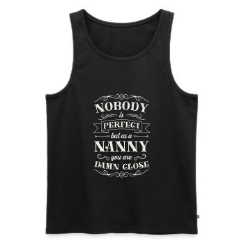 Kinderbetreuer Kindermädchen Aupair Babysitter - Männer Premium Bio Tank Top - Schwarz - Vorne - Michal (187cm)