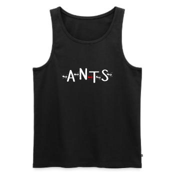 ant ant collector cool ant saying ant - Men's Premium Organic Tank Top - black - Front - AI Model Male 178 light (178cm)