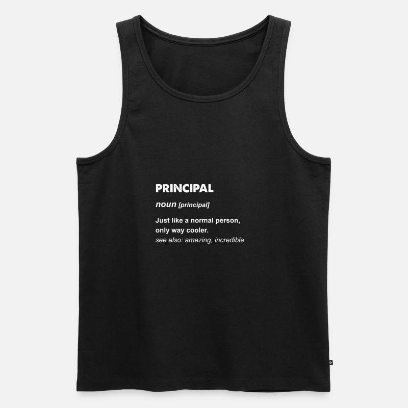 Hauptgeschenkdesign - Männer Premium Bio Tank Top - Schwarz