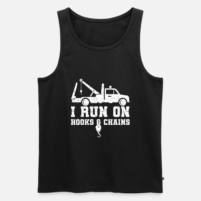 Abschleppwagen - Männer Premium Bio Tank Top - Schwarz