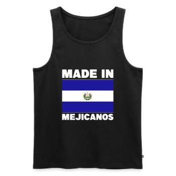Mejicanos El Salvador - Débardeur bio Premium Homme - noir - Devant - Michal (187cm)