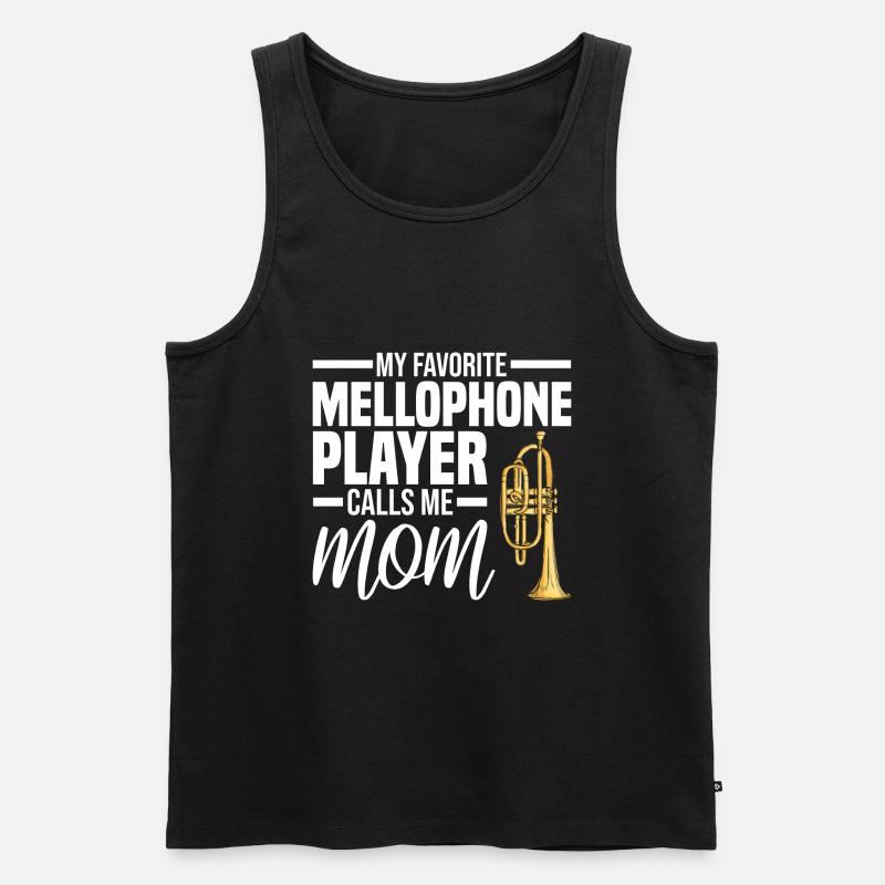 Melophon - Männer Premium Bio Tank Top - Schwarz