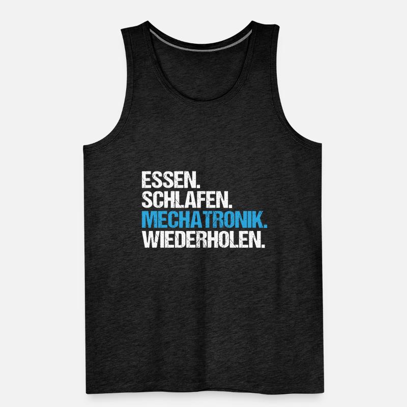 Mechatroniker Mechatronik Mechatronics Engineer Männer Premium Bio Tank Top