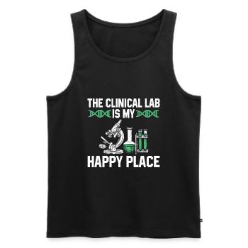 Medizinische Laboranten | Labor Chemie Geschenke - Männer Premium Bio Tank Top - Schwarz - Vorne - Michal (187cm)