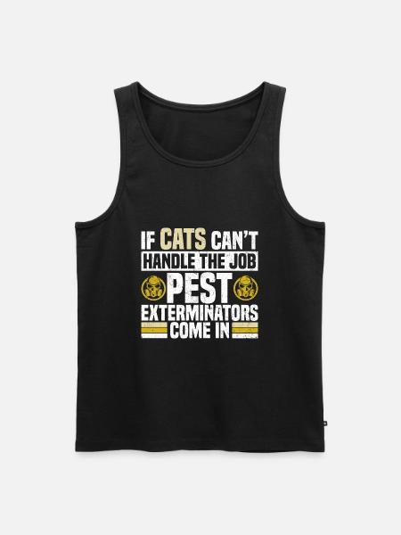 Kammerjäger Geschenk Schädlingsbekämpfer Entwester - Männer Premium Bio Tank Top - Schwarz