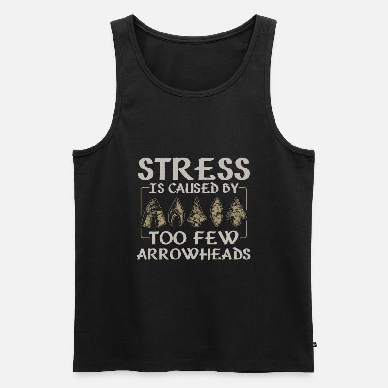 Arrowhead Hunting - Männer Premium Bio Tank Top - Schwarz